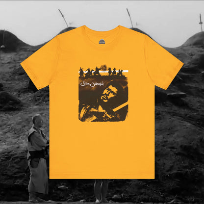 Seven Samurai T-Shirt - Akira Kurosawa Classic Film Tee - Japanese Cinema Cult Movie Merchandise