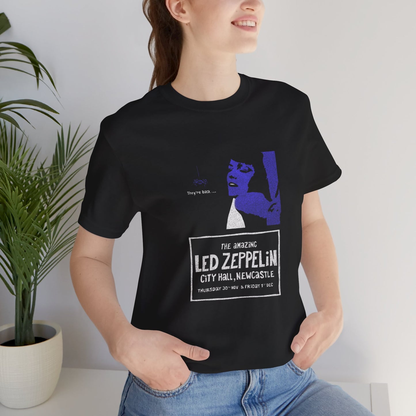Zep City Hall Newcastle Concert T-Shirt