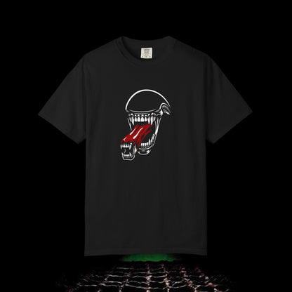 Alien meets the Stones - iconic tongue logo T-Shirt