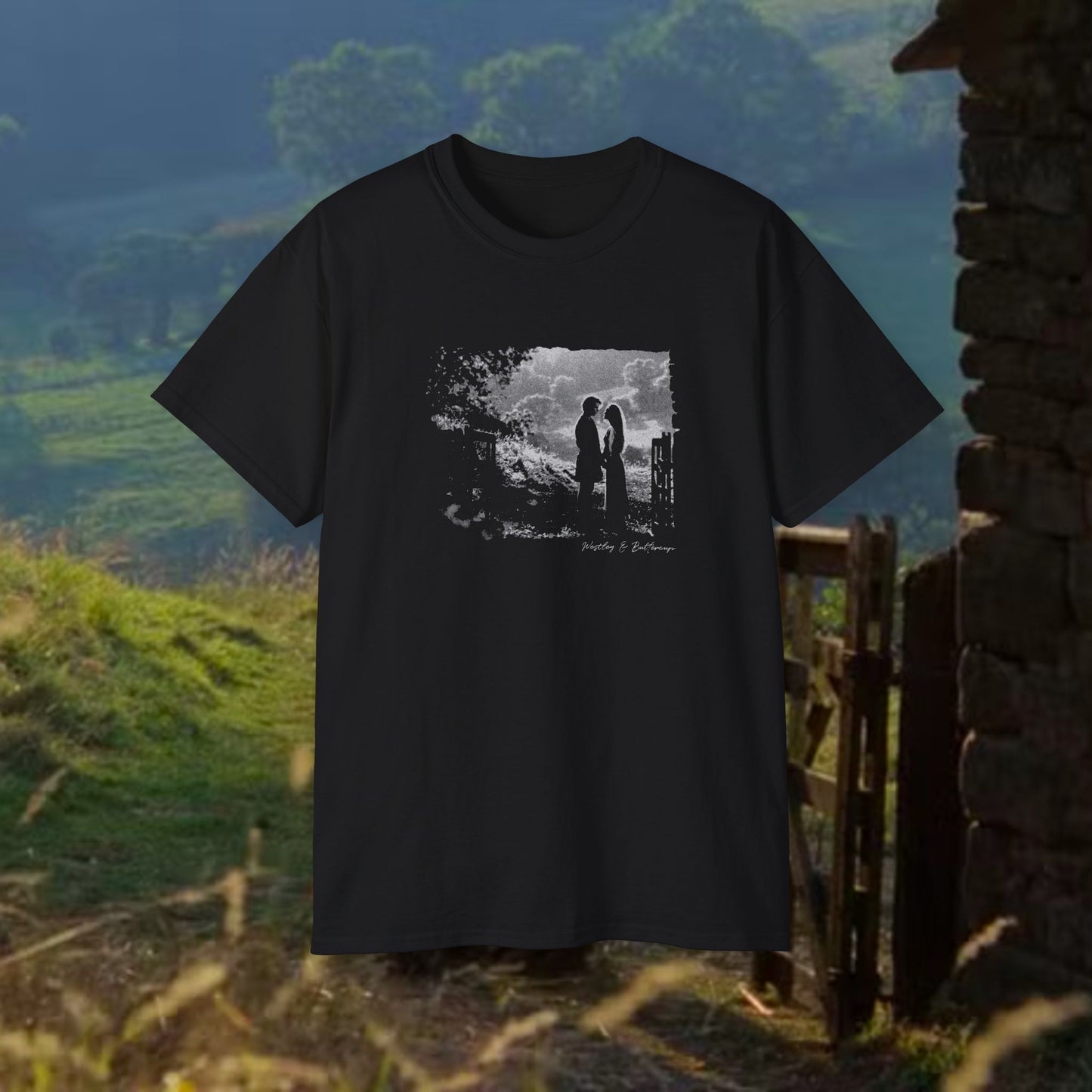 The Princess Bride Westley & Buttercup black and white t-shirt