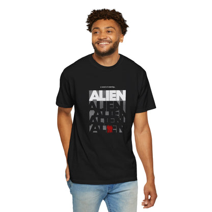 ALIEN typographic repeat T-shirt | 1979 film sci-fi graphic tee