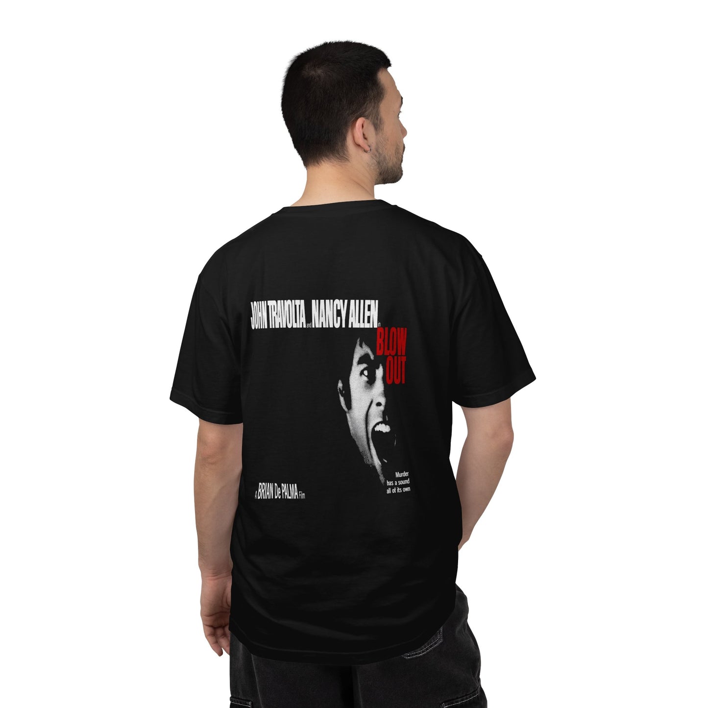 Blow Out Brin DePalma John Travolta double sided T-Shirt
