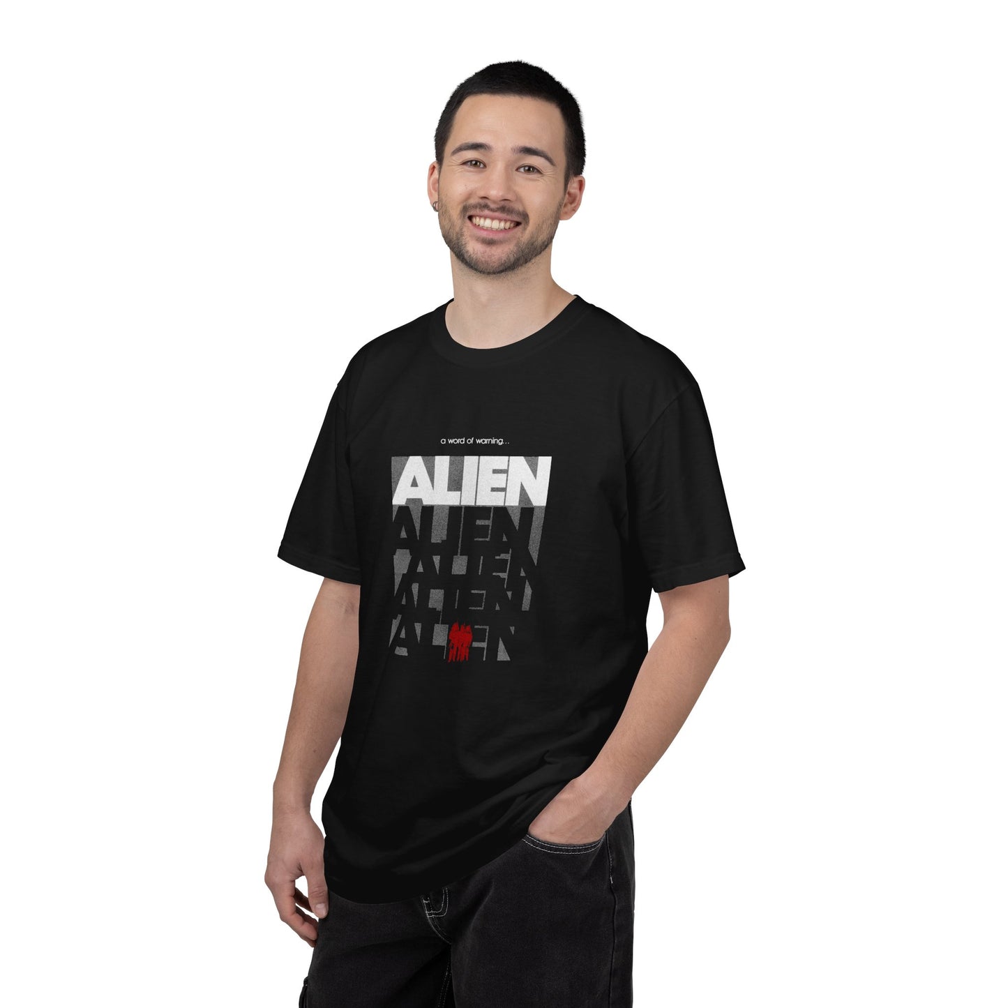 ALIEN typographic repeat T-shirt | 1979 film sci-fi graphic tee