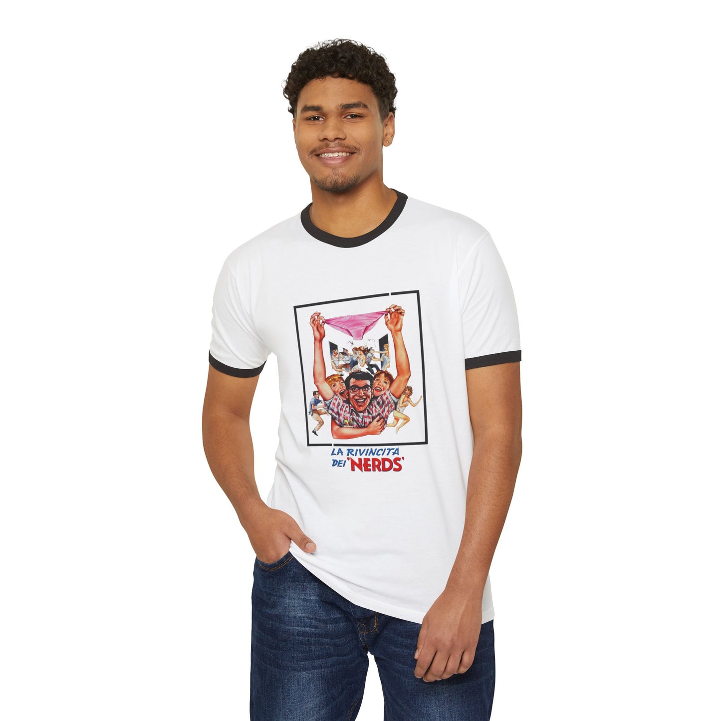 Revenge of the Nerds original italian movie poster ringer T-Shirt