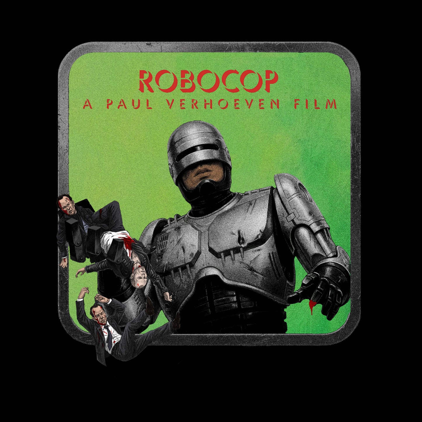 Robo Cop meets Queen's News of the World mash up T Shirt